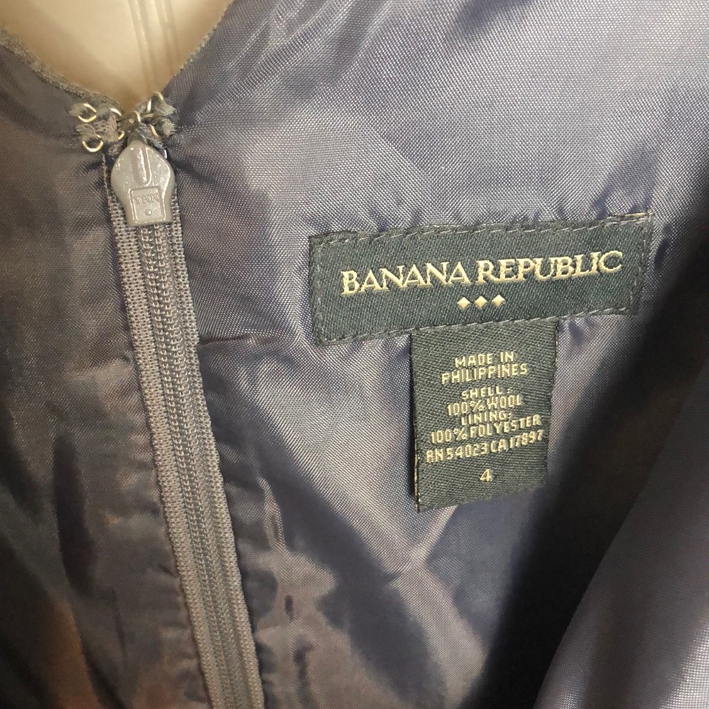 Banana Republic Gray Wool Dress - Picture 3 of 6